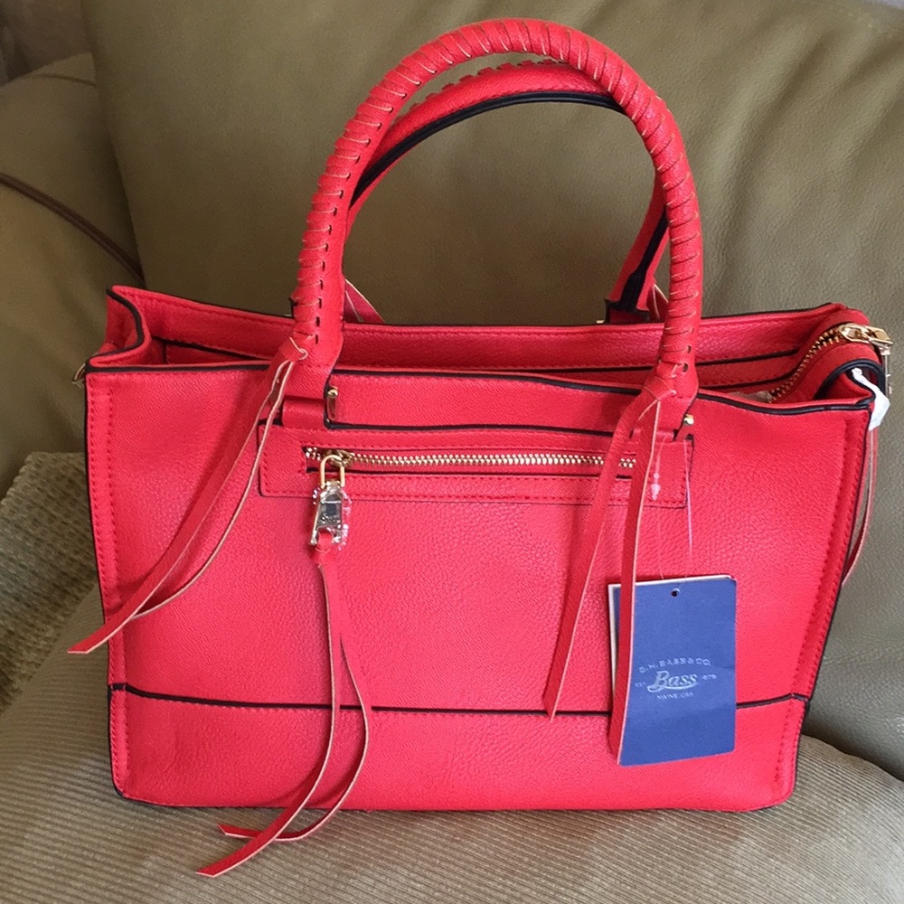 GH Bass & Co Lucy Satchel 2 in 1/New